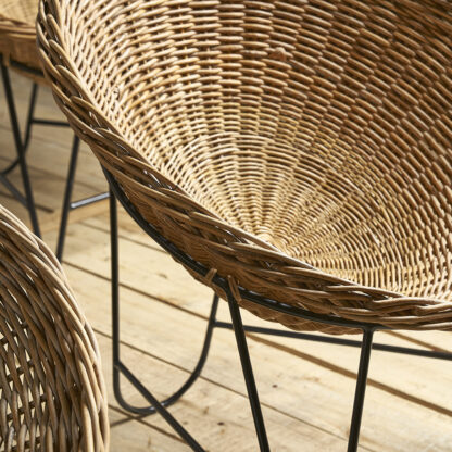 fauteuils ‘corbeille’ des années 60 1960