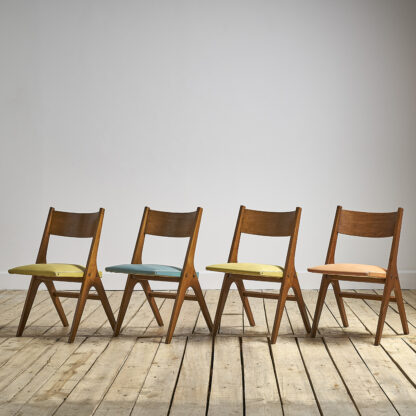 René Jean Caillette chaises vintage 1950