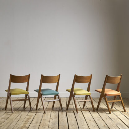 René Jean Caillette chaises vintage 1950