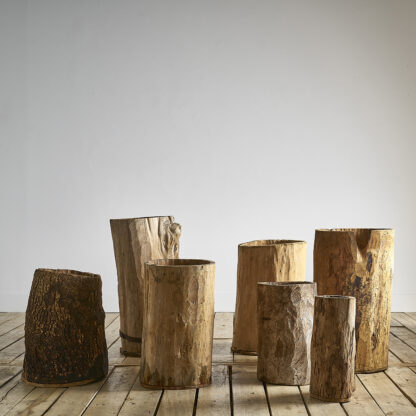 Bac primitif en bois primitive wooden bins