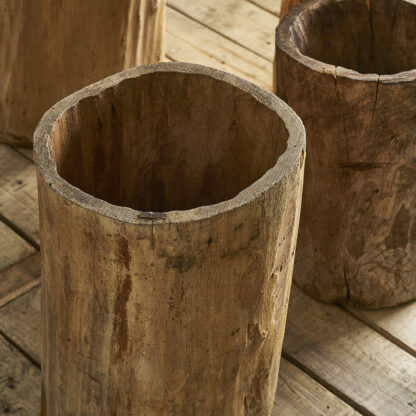 Bac primitif en bois primitive wooden bins