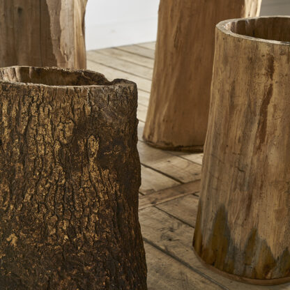 Bac primitif en bois primitive wooden bins