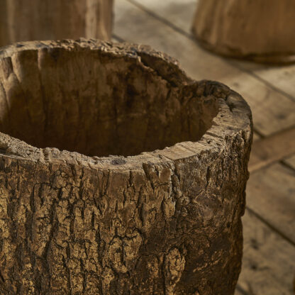 Bac primitif en bois primitive wooden bins