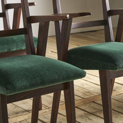 4 fauteuils bridge Jens Risom