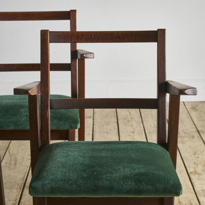 4 fauteuils bridge Jens Risom