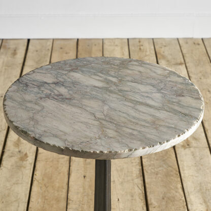 Table de bistrot ronde marbre