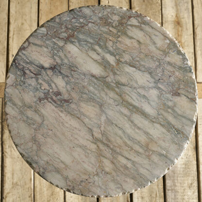 Table de bistrot ronde marbre