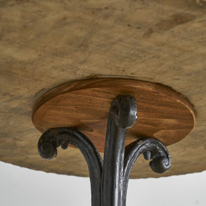 Table de bistrot ronde marbre