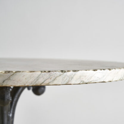 Table de bistrot ronde marbre