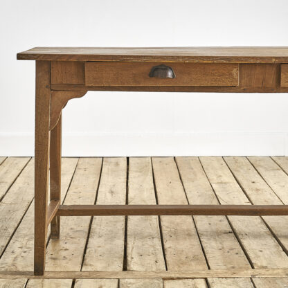 Ancien meuble de métier en chêne. console