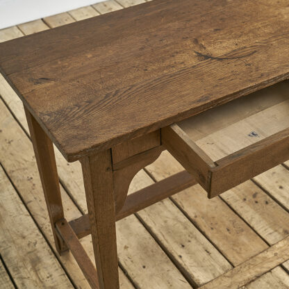 Ancien meuble de métier en chêne. console