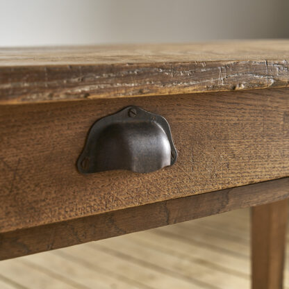 Ancien meuble de métier en chêne. console