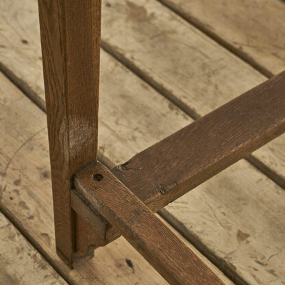 Ancien meuble de métier en chêne. console