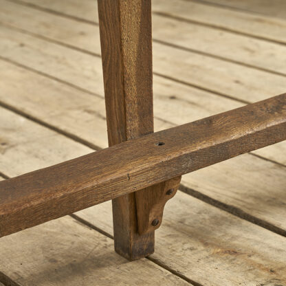 Ancien meuble de métier en chêne. console