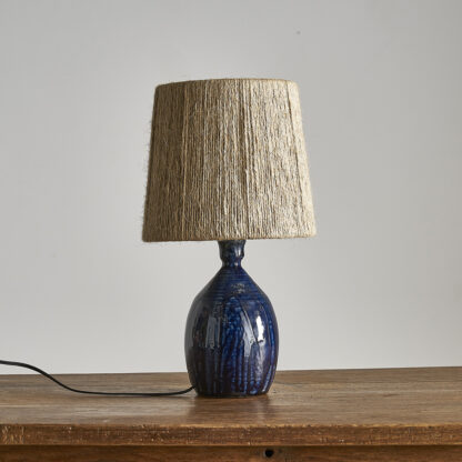 lampe vintage en céramique corde