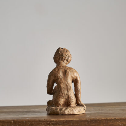 Femme nue sculpture terre cuite