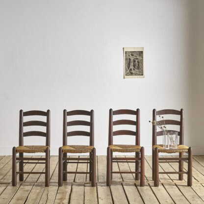 Chaises paillées