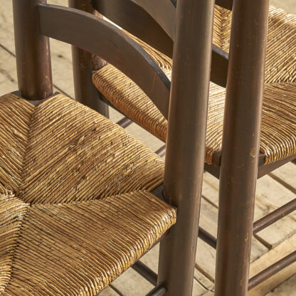 Chaises paillées