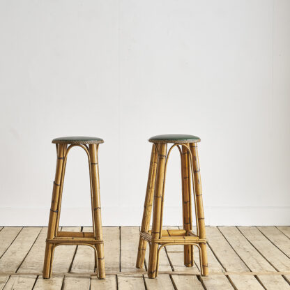 tabourets de bar 1960 BAMBOU
