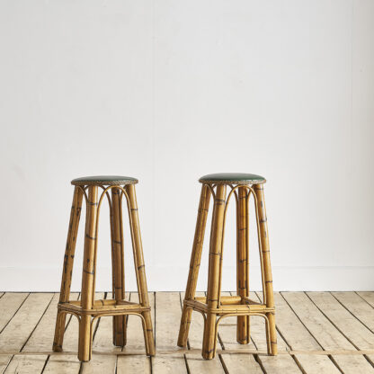 tabourets de bar 1960 BAMBOU