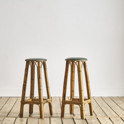 tabourets de bar 1960 BAMBOU