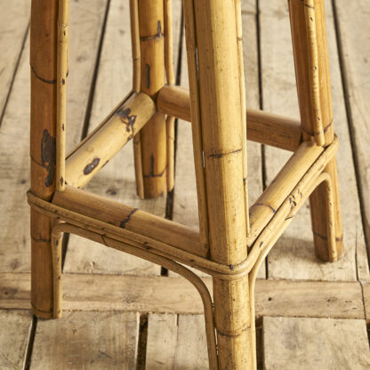 tabourets de bar 1960 BAMBOU