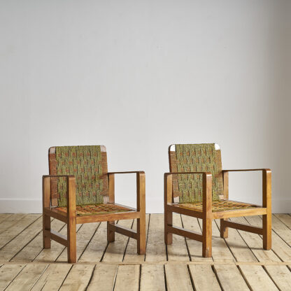 Fauteuils en corde colorée