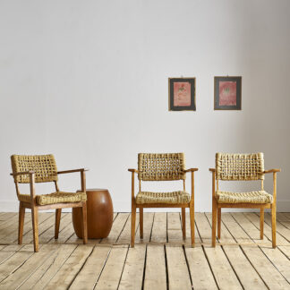 fauteuils Audoux et Minet corde tressée