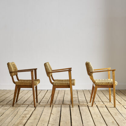 fauteuils Audoux et Minet corde tressée