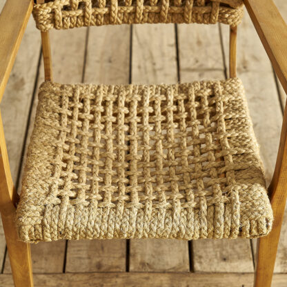 fauteuils Audoux et Minet corde tressée