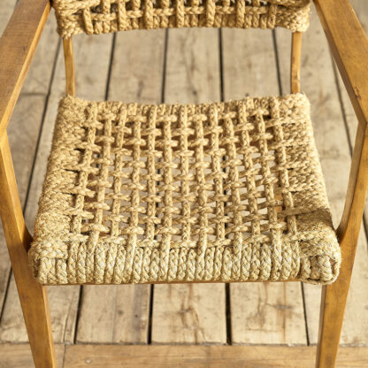 fauteuils Audoux et Minet corde tressée