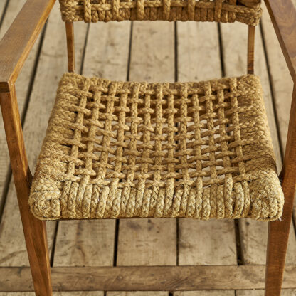 fauteuils Audoux et Minet corde tressée