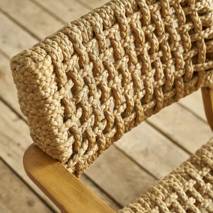 fauteuils Audoux et Minet corde tressée