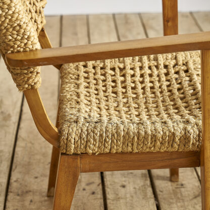 fauteuils Audoux et Minet corde tressée