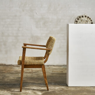 fauteuil corde tressé audoux et minet 