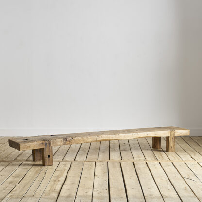 Table basse primitive banc primitif wabi sabi