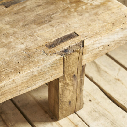Table basse primitive banc primitif wabi sabi