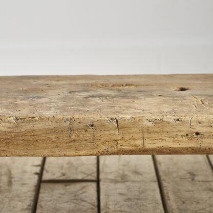 Table basse primitive banc primitif wabi sabi