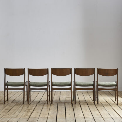 Serie de 5 chaises scandinaves
