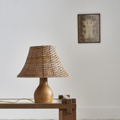 Lampe à poser en bois