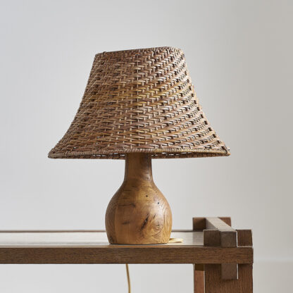 Lampe à poser en bois