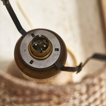 Lampe à poser en bois