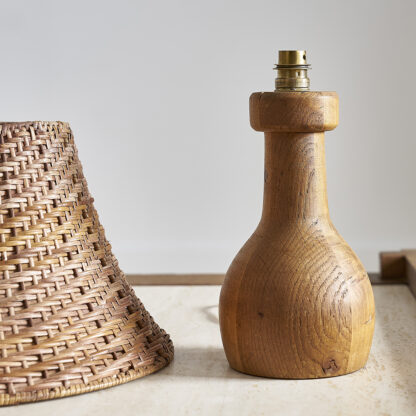 Lampe à poser en bois