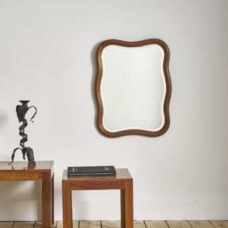 Miroir forme organique biseauté