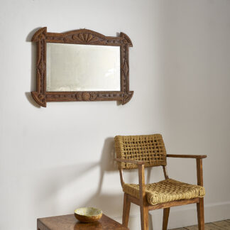 Miroir « Tramp art »
