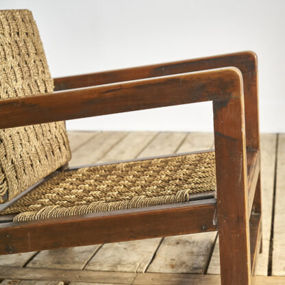 Fauteuils ‘corde’ début XXème