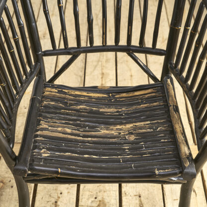 Paire de fauteuils ‘bambou’