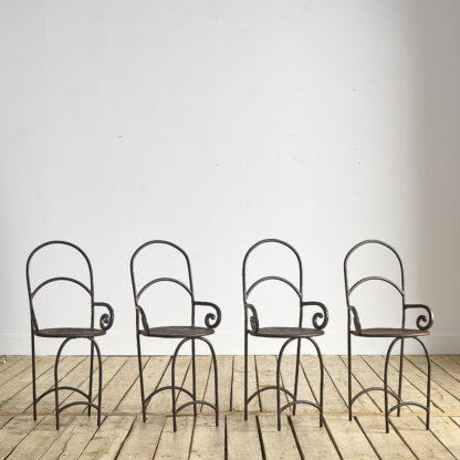 Chaises en fer forgé jardin