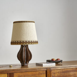 Lampe à poser en bois