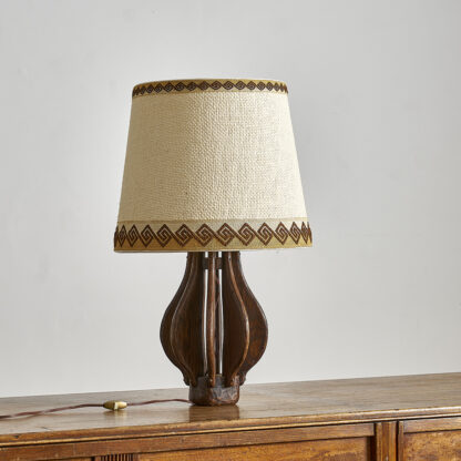 Lampe à poser en bois